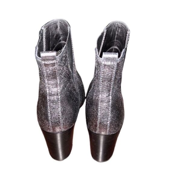 Ivanka Trump Pewter Leather Ankle Boots Size 6.5M) - Picture 8 of 8